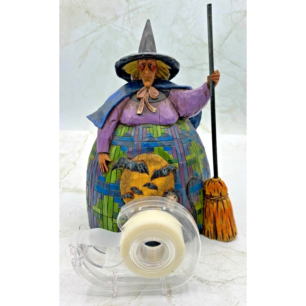 Jim Shore Halloween‎ Witch 2004 "Let The Magic Begin" 117678 Cat Heartwood Creek - Picture 14 of 16